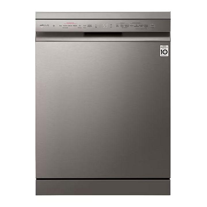 LG Dishwasher with 8 Programs + 14 Place Settings Platinum Silver (DFC435FP)