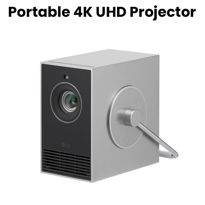 LG 2024 CineBeam Q Portable 4K UHD Projector | HU710PB