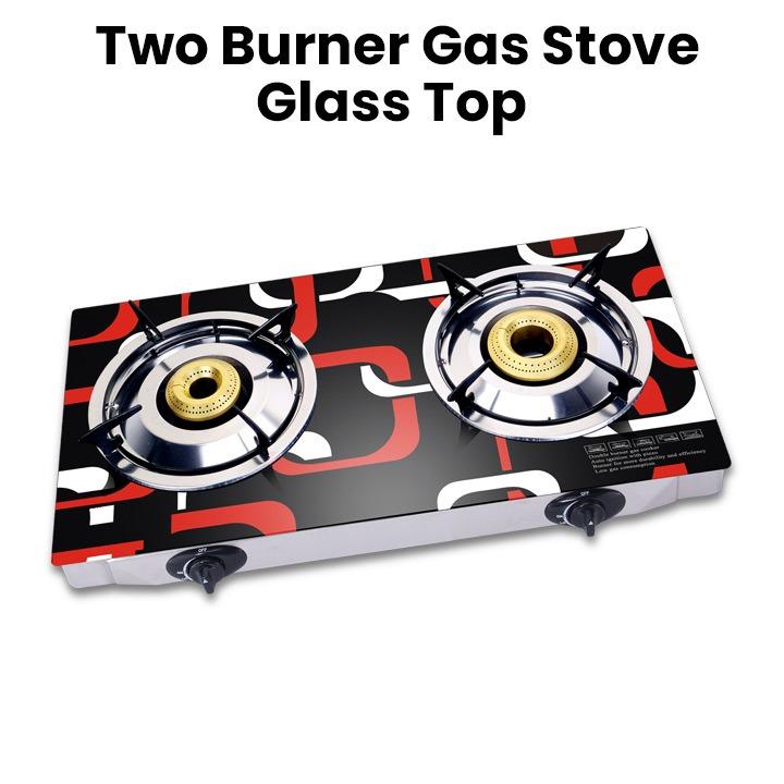 Mr. Light Mr. GB2B05GS Two Burner Gas Stove Glass Top