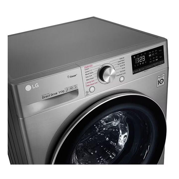 LG 2023 VIVACE 11kg Front Loading Washing Machine Direct Drive - Made in India | F4V5EYLYP