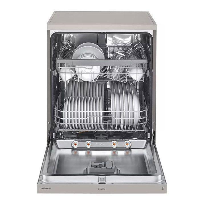 LG Dishwasher with 8 Programs + 14 Place Settings Platinum Silver (DFC435FP)