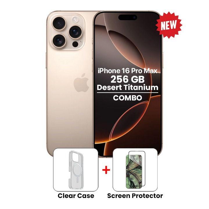 Apple iPhone 16 Pro Max 256GB Dessert Titanium | Bundle 2