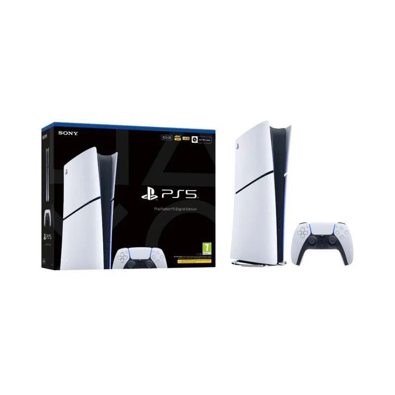 Sony PlayStation 5 Digital Edition Console (PS5) - 1TB SSD, Ultra-High Speed Storage, 4K/120Hz Gaming, Ray Tracing