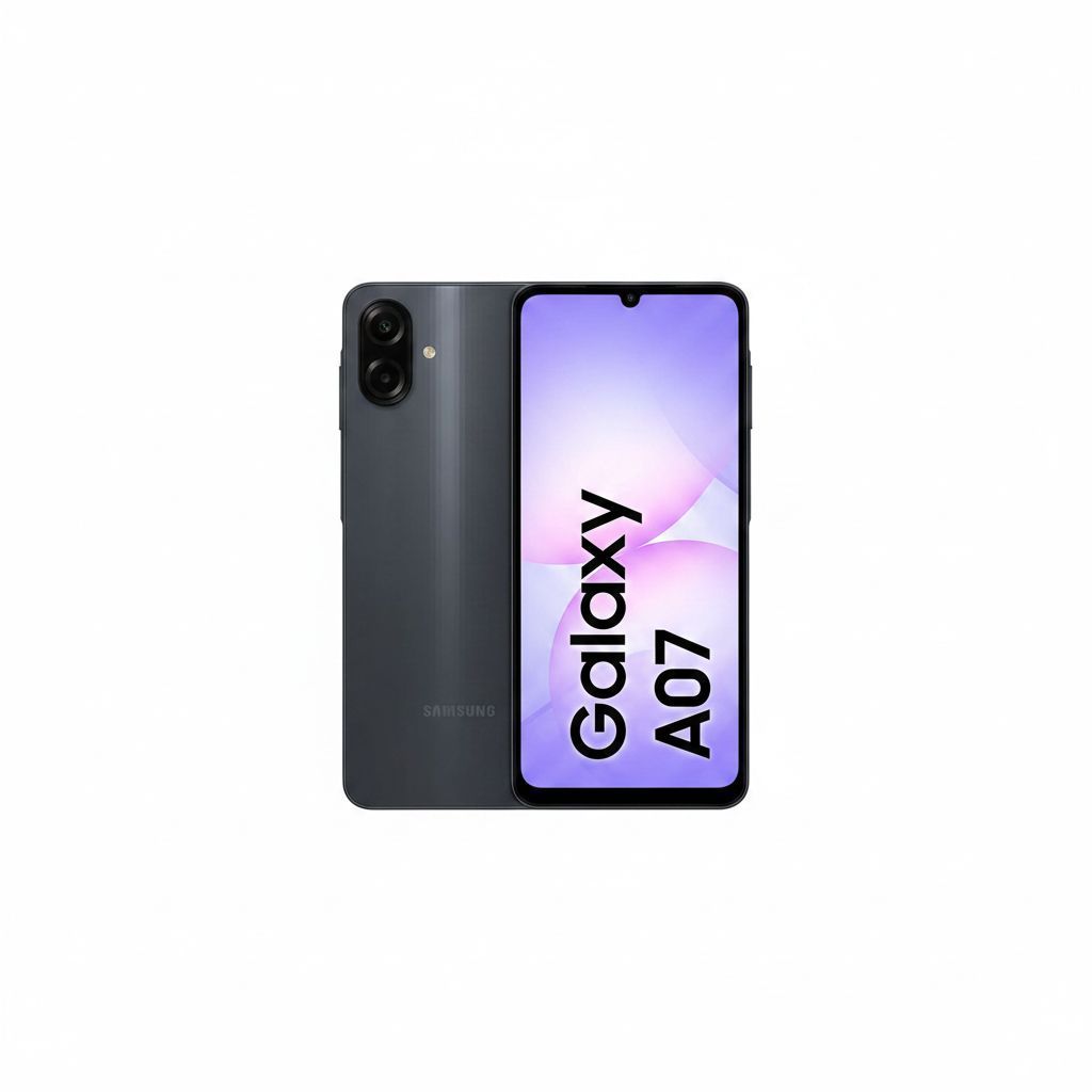 Samsung Galaxy A07 LTE Smartphone - 128GB Storage, 4GB RAM | Black