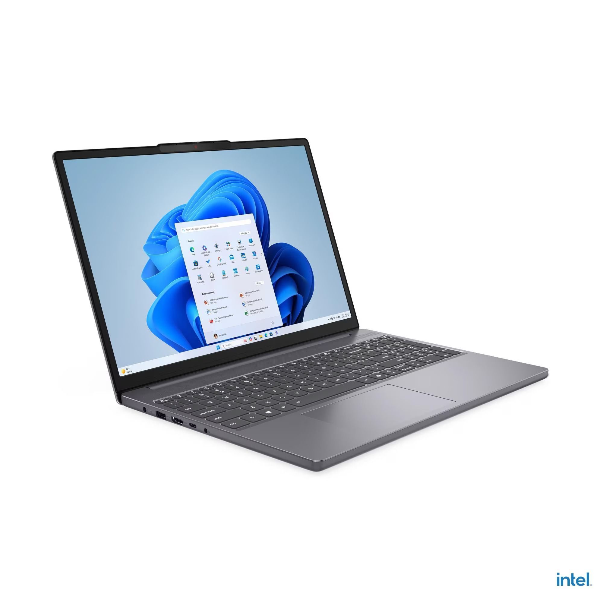 Lenovo IdeaPad Slim 3 15IRH10 15.3-inch Laptop, Intel Core i5-13420H, 8GB RAM, 512GB SSD, WUXGA IPS 60Hz Display - Luna Grey | 83K1015AAX