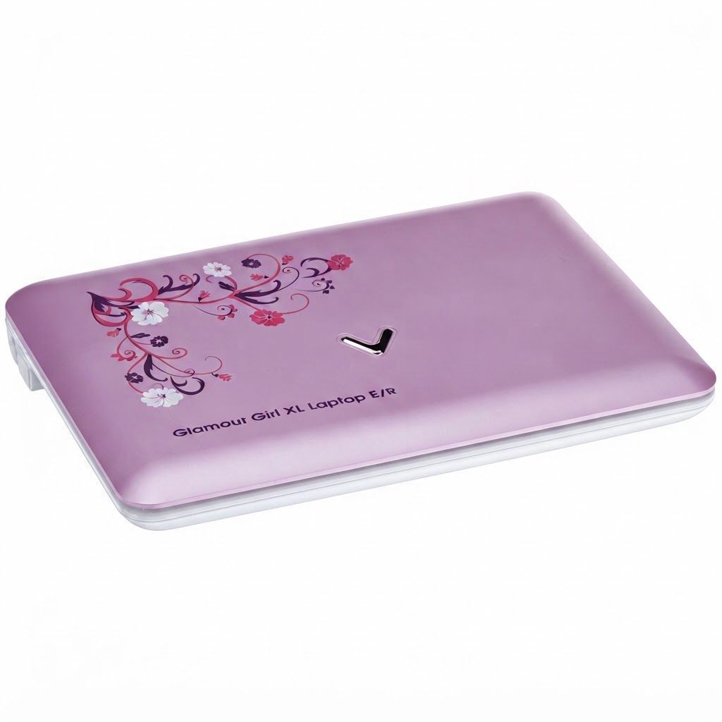 VTech Glamour Girl XL Laptop 80-117964 - Educational Kids Computer, Bilingual German/English