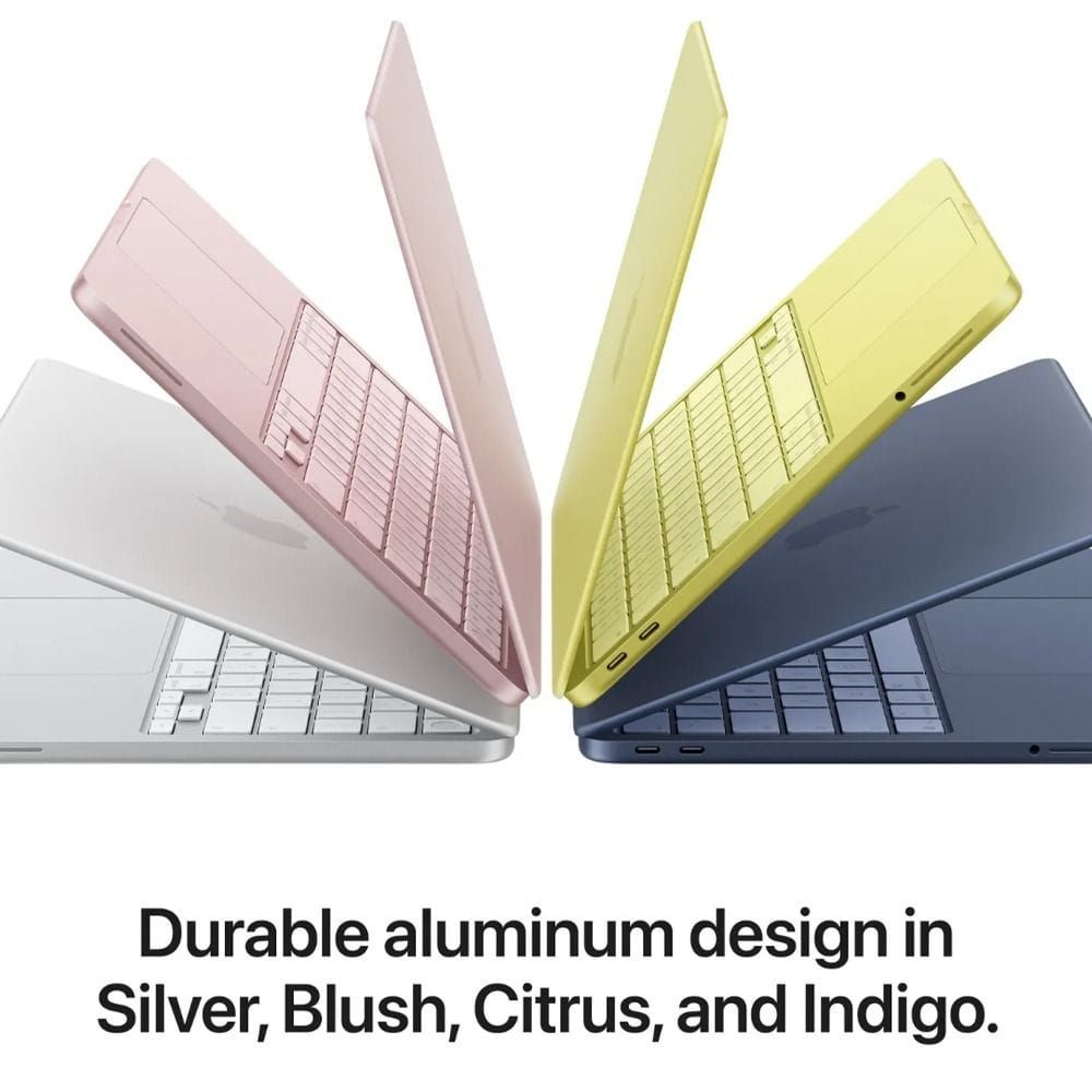 Apple MacBook Neo 13-inch Laptop, A18 Pro Chip, 6-Core CPU & 5-Core GPU, 8GB RAM, 512GB SSD | Blush - MHFJ4AB/A