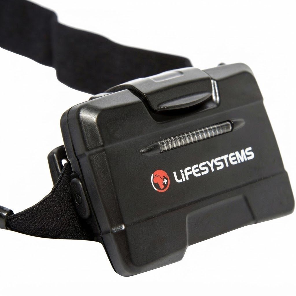 Lifesystems Intensity 220 Head Torch, 220 Lumens LED Headlamp with Sliding Diffuser and Red Light for Camping and Hiking