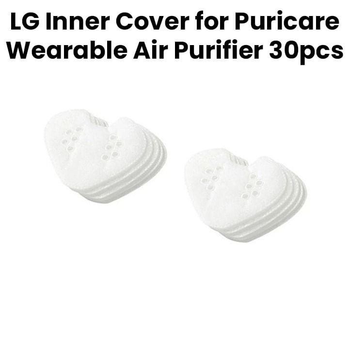 LG Puricare Inner Cover Wearable Air Purifier 30 Pieces, Easy To Replace, Moisture Of Exhaled Air - White - PFPAZC30