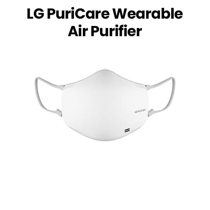 LG AP551AWFA PuriCare Wearable Air Purifier 2nd Gen - Elegant White (Made in Korea)