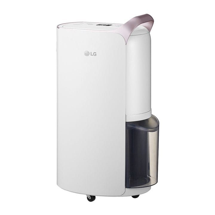 LG Smart Dehumidifier, Dual Inverter Compressor, Smart Efficiency, H13 HEPA Filter - White - MD19GQGE0