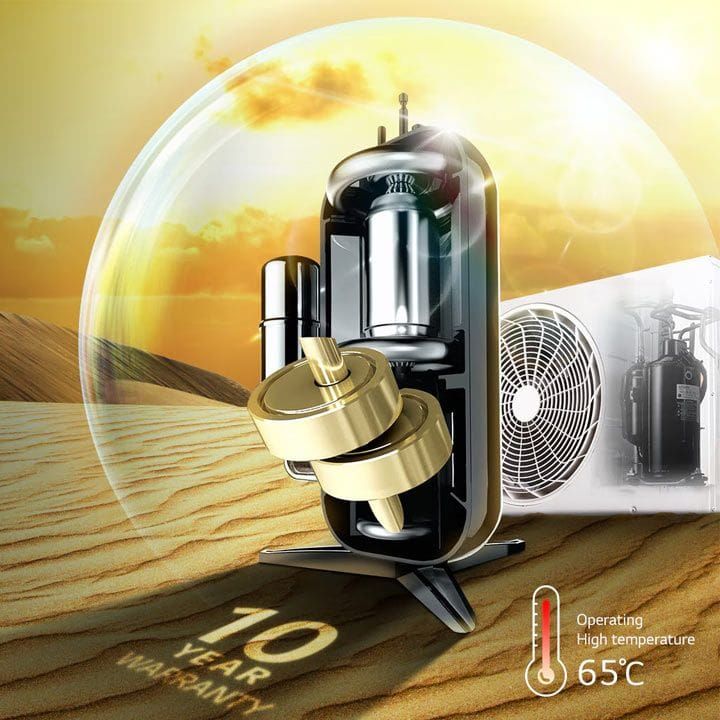LG 2 Ton Split Air Conditioner 22,042 BTU, Dual Inverter Compressor™, Smart ThinQ™ (Wi-Fi), Plasmaster Ionizer+ - White - I27TNC
