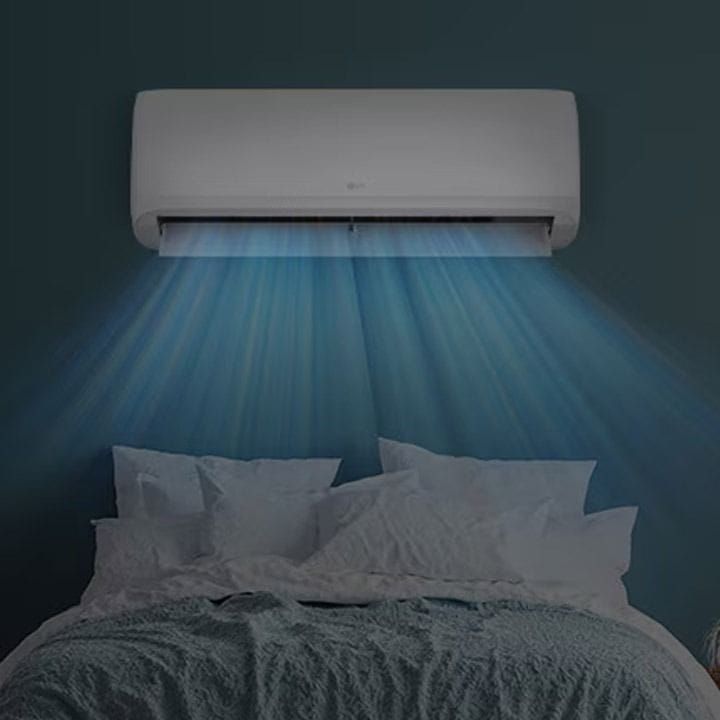 LG 2.5 Ton Split Air Conditioner With Rotary Compressor 26,276 BTU, Gold Fin™, Fast Cooling, Long Distance Airflow, Quiet Mode, Dual Sensing - White - T30ZCA