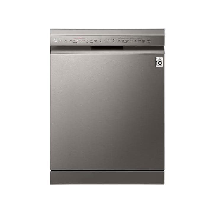 LG DFB425FP QuadWash Steam Dishwasher, 14 Place Settings, EasyRack Plus, Inverter Direct Drive, ThinQ