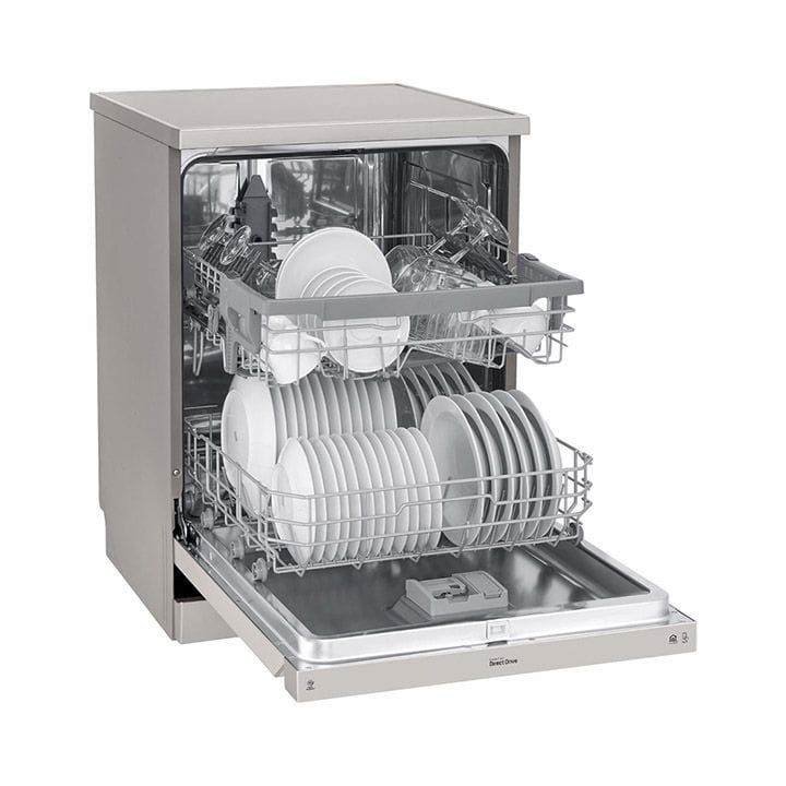 LG QuadWash 14 Place Settings, EasyRack Plus, Inverter Direct Drive, ThinQ Dishwasher | DFB512FP