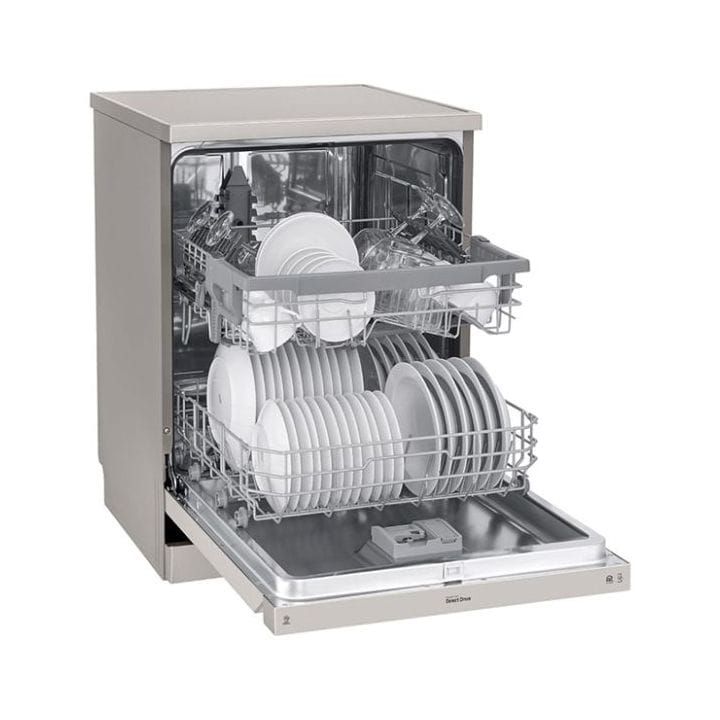 LG QuadWash 14 Place Settings, EasyRack Plus, Inverter Direct Drive, ThinQ Dishwasher | DFB512FP