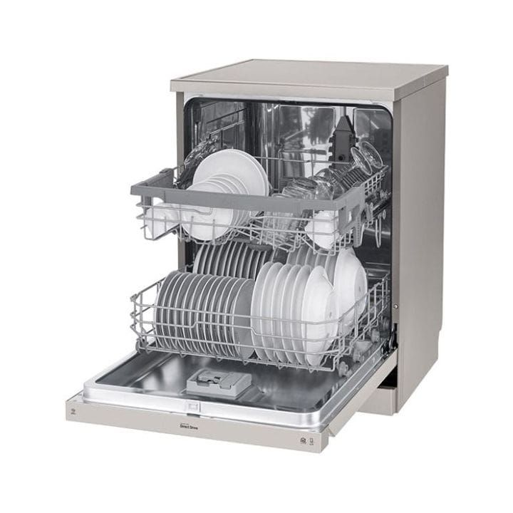 LG QuadWash 14 Place Settings, EasyRack Plus, Inverter Direct Drive, ThinQ Dishwasher | DFB512FP