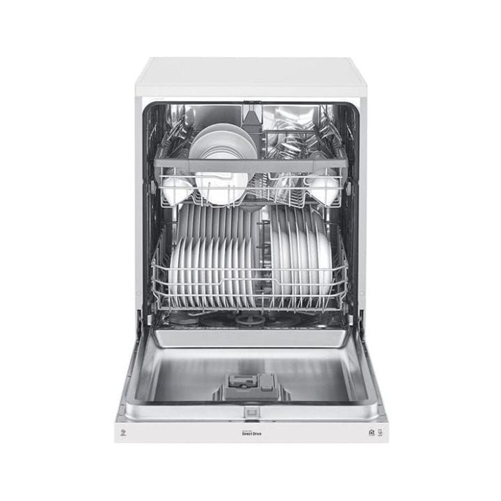 LG QuadWash 14 Place Settings, EasyRack Plus, Inverter Direct Drive, ThinQ Dishwasher | DFB512FW