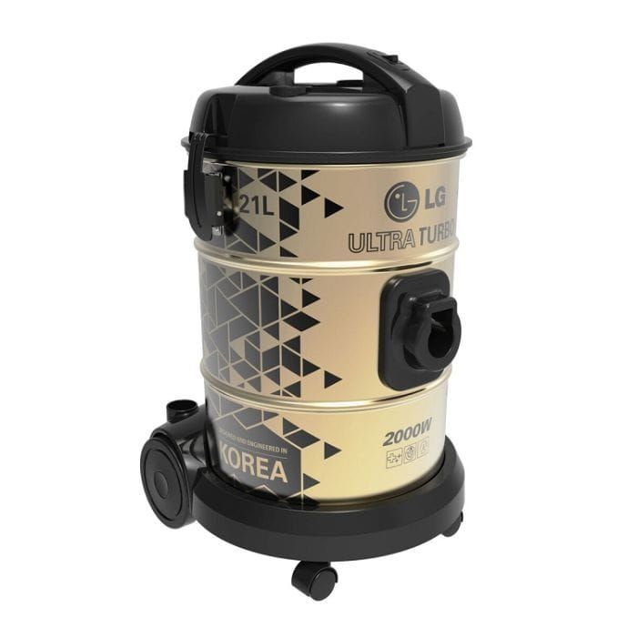 LG 2000W Vacuum Cleaner, Universal Multi-Surface Nozzle, Steel Telescopic 21L - Gold - VP7320NNTG | Open Piece - C Grade