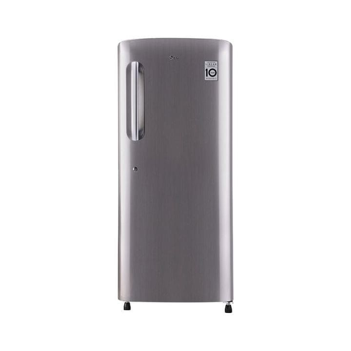 LG Single Door Refrigerator 190L, Smart Inverter Compressor, Fastest In Ice Making - Silver - GR-231ALLB