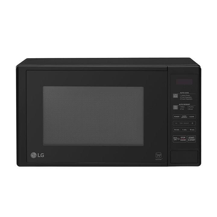 LG Solo Microwave Oven 20L, EasyClean Coating, Rounded Corners, Echo Reflection Design, 3 Times Brighter LED Lamp - Black - MS2042DB