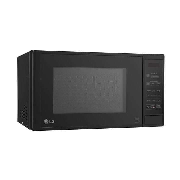 LG Solo Microwave Oven 20L, EasyClean Coating, Rounded Corners, Echo Reflection Design, 3 Times Brighter LED Lamp - Black - MS2042DB