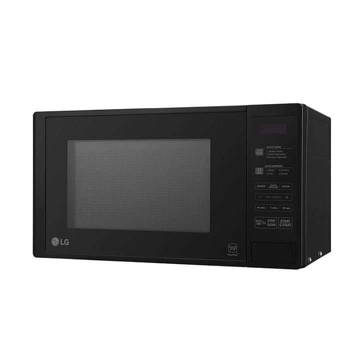 LG Solo Microwave Oven 20L, EasyClean Coating, Rounded Corners, Echo Reflection Design, 3 Times Brighter LED Lamp - Black - MS2042DB