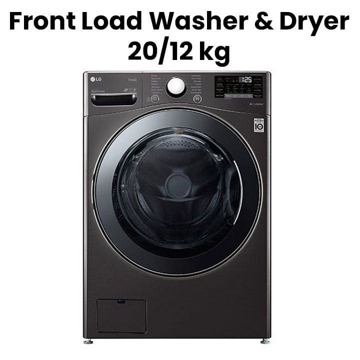 LG 20 kg/12kg Front Load Washer & Dryer | F20L2CRV2E2