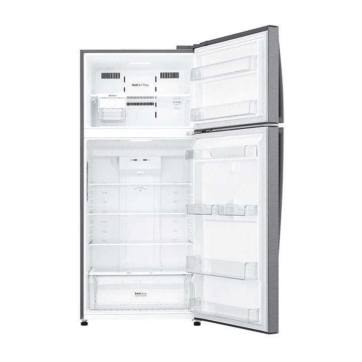 LG Top Mount Refrigerator, Inverter Linear Compressor, Door Cooling Multi AirFlow, Smart Inverter Compressor 720L - Dark Silver - GN-C752HQCL