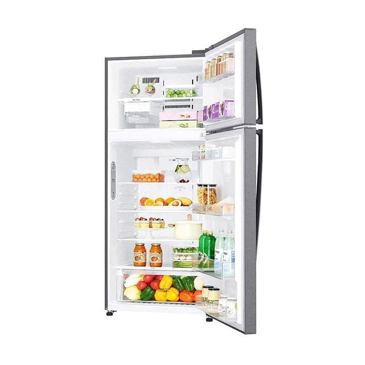 LG Top Mount Refrigerator, Inverter Linear Compressor, Door Cooling Multi AirFlow, Smart Inverter Compressor 720L - Dark Silver - GN-C752HQCL
