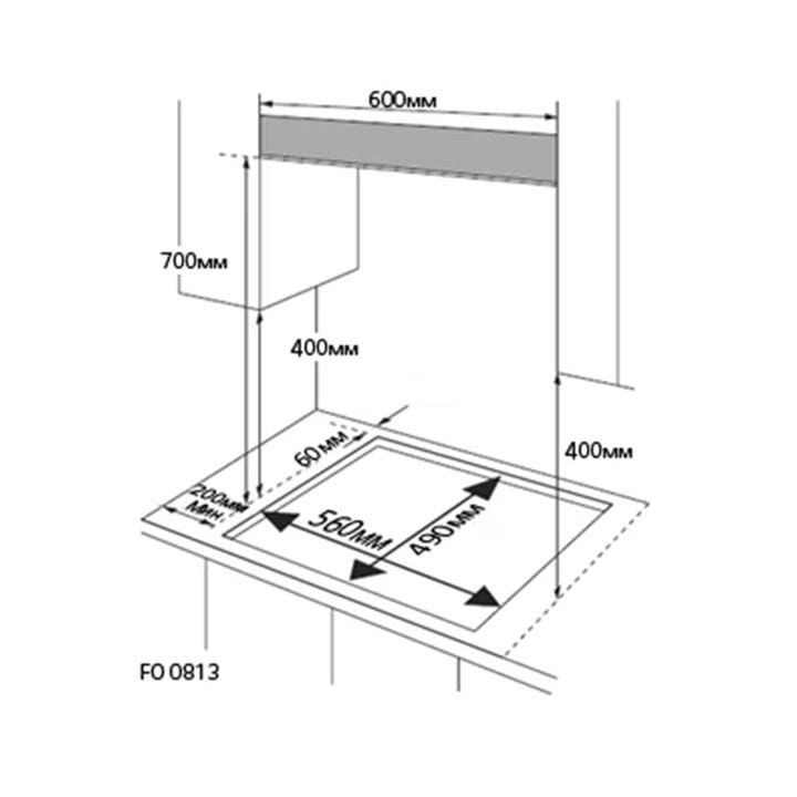 LG Built-In Gas Hob With 4 Burners 60cm, Enamel Coated Pan Support, 4.0kW Cooking Power - Silver - HU641BBG