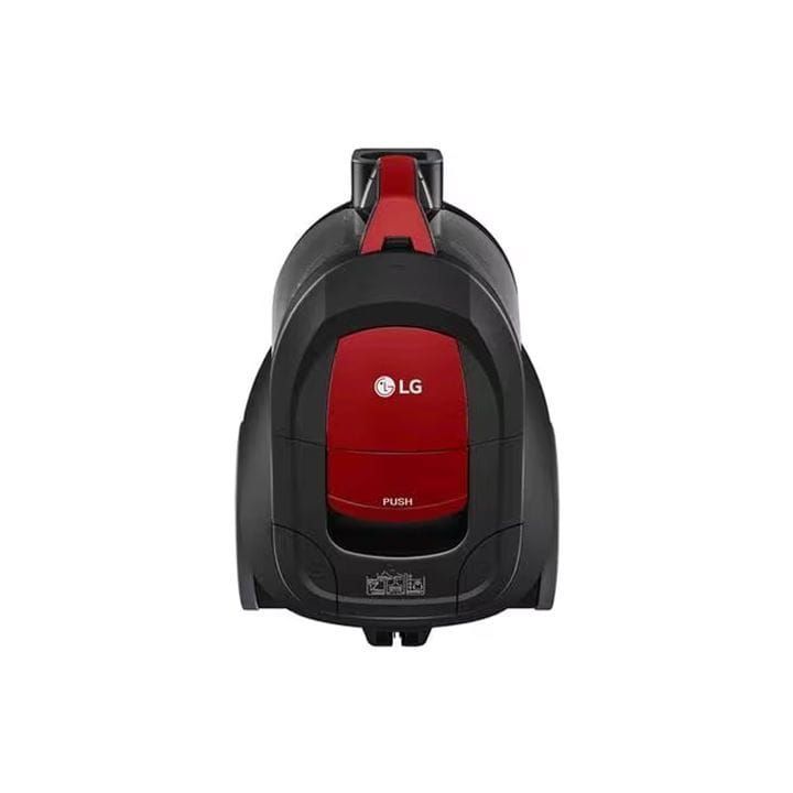 LG 1800W Vacuum Cleaner, Bagless Convenience, Versatile Cleaning, Durability and Longevity, Compact and Space-Saving - Sparkle Red - VC5418NNTR