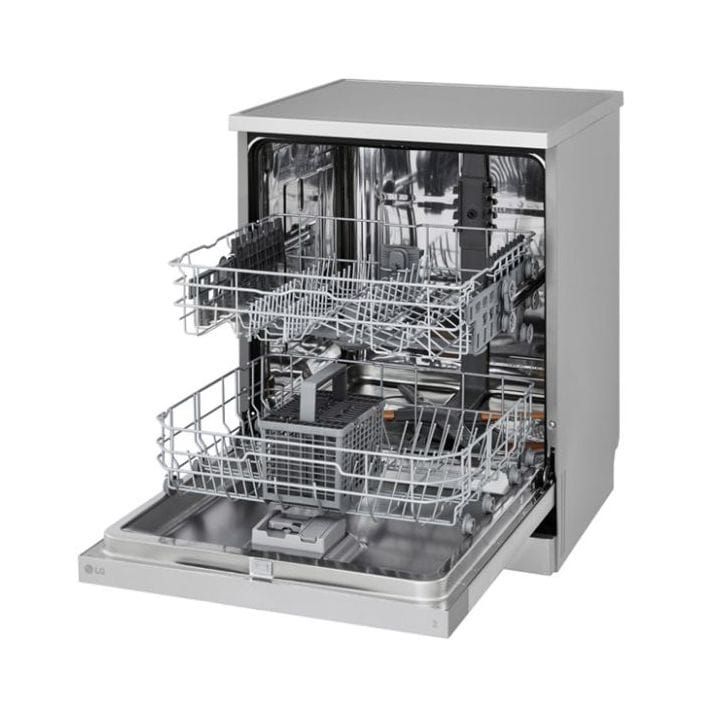 LG QuadWash™ Dishwasher, 14 Place Settings, EasyRack™ Plus, Inverter Direct Drive - Platinum Silver - DFC612FV