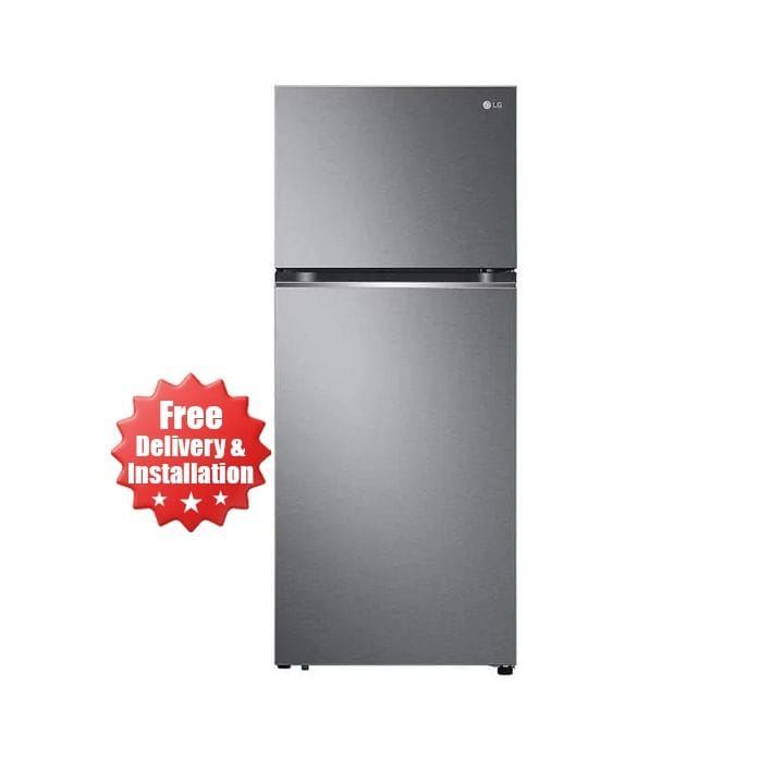 LG 375L Top Freezer Refrigerator, Gross 410L, Made in Indonesia | Dark Graphite - GN-B472PQMB.ADSQMEA