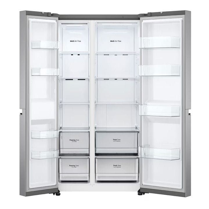 LG 694L Side by Side Refrigerator, LINEARCooling | GR-B267SLWL