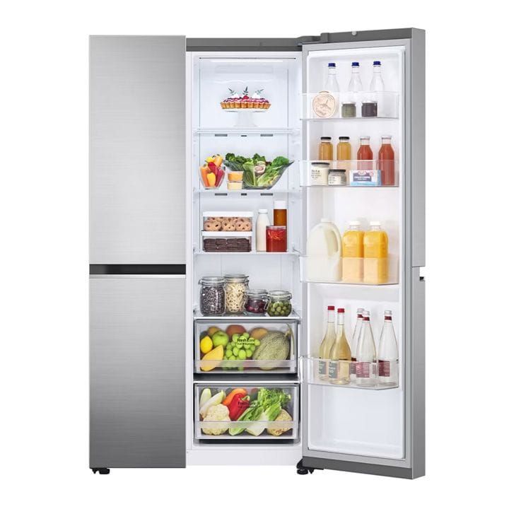 LG 694L Side by Side Refrigerator, LINEARCooling | GR-B267SLWL