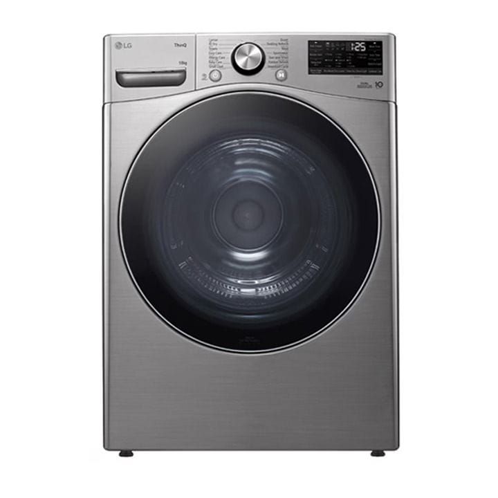 LG Dual Inverter Heat Pump Dryer 18Kg, Sensor Dry, Dual Filter, Smart ThinQ, Eco Hybrid™ - Stainless Silver - RH18U8EVCW | Open Piece - B Grade