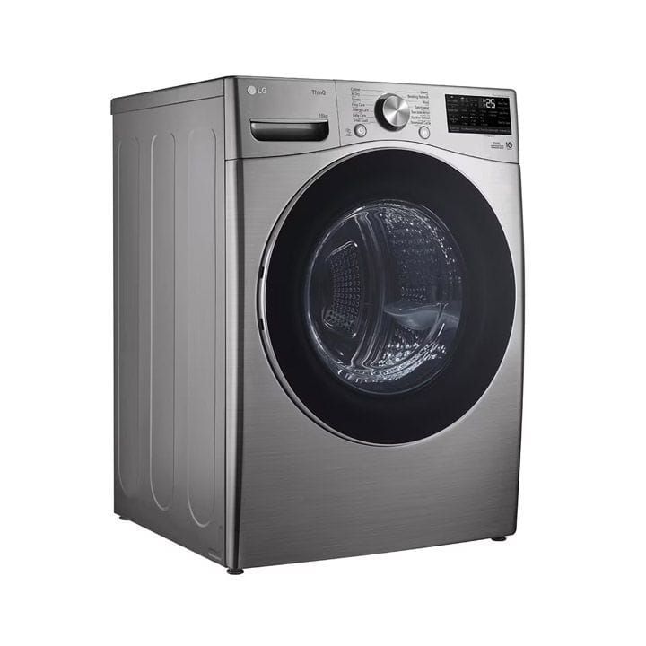 LG Dual Inverter Heat Pump Dryer 18Kg, Sensor Dry, Dual Filter, Smart ThinQ, Eco Hybrid™ - Stainless Silver - RH18U8EVCW | Open Piece - B Grade
