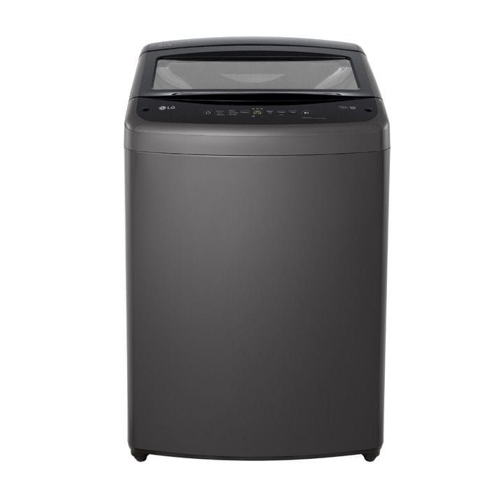 LG Top Load Washing Machine 18Kg, Smart Inverter, TurboDrum, Smart Motion, Soft Closing Door, Wide Lint Filter - Middle Black - T18V1NDHT2