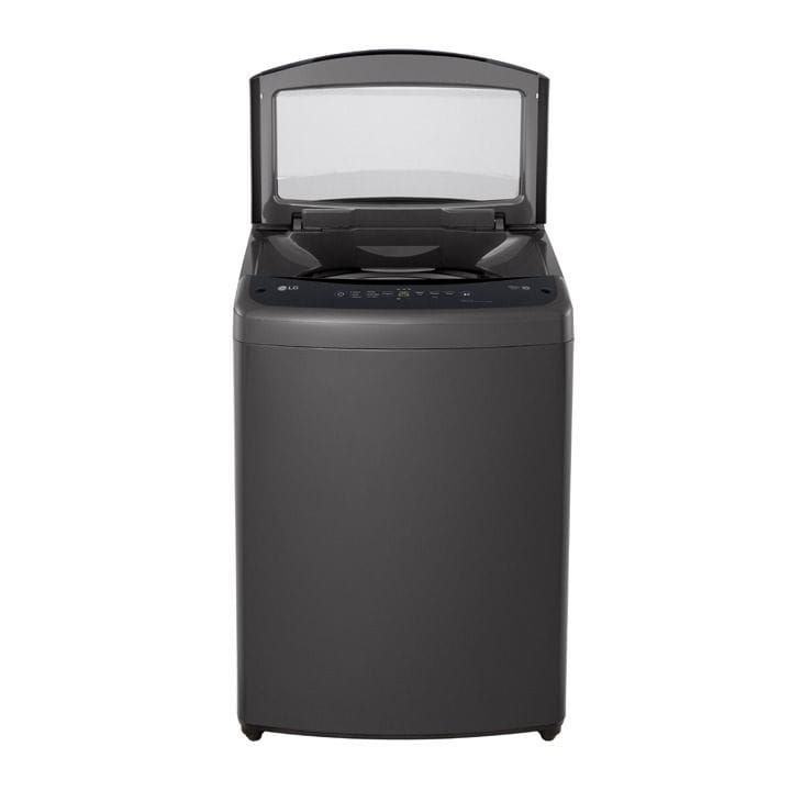 LG Top Load Washing Machine 18Kg, Smart Inverter, TurboDrum, Smart Motion, Soft Closing Door, Wide Lint Filter - Middle Black - T18V1NDHT2