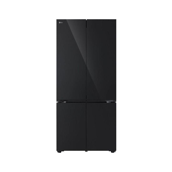 LG French Door Refrigerator 619L – Inverter Linear Compressor, Door Cooling+, Multi Air Flow, Hygiene Fresh+, ThinQ Smart Control | Black Glass - GR-B30FFGPB.ABMRGCC