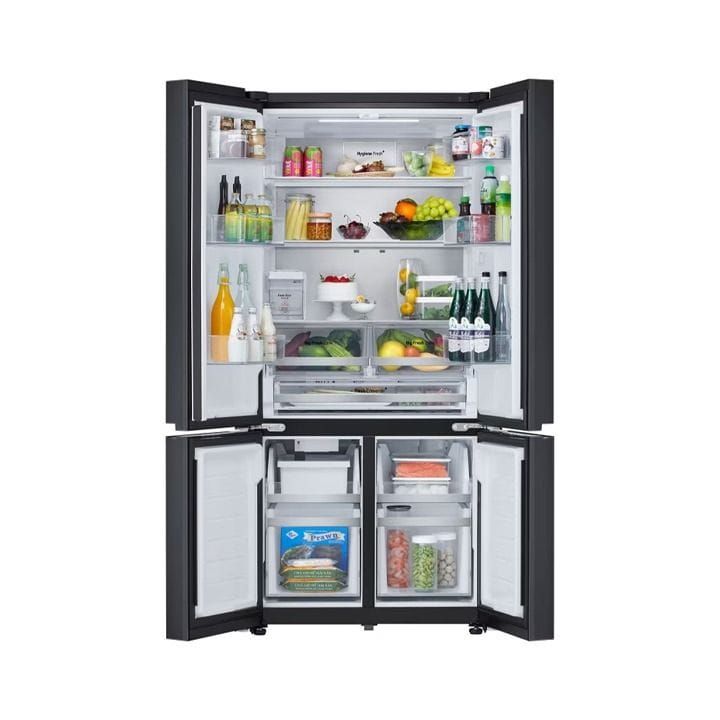 LG French Door Refrigerator 619L – Inverter Linear Compressor, Door Cooling+, Multi Air Flow, Hygiene Fresh+, ThinQ Smart Control | Black Glass - GR-B30FFGPB.ABMRGCC