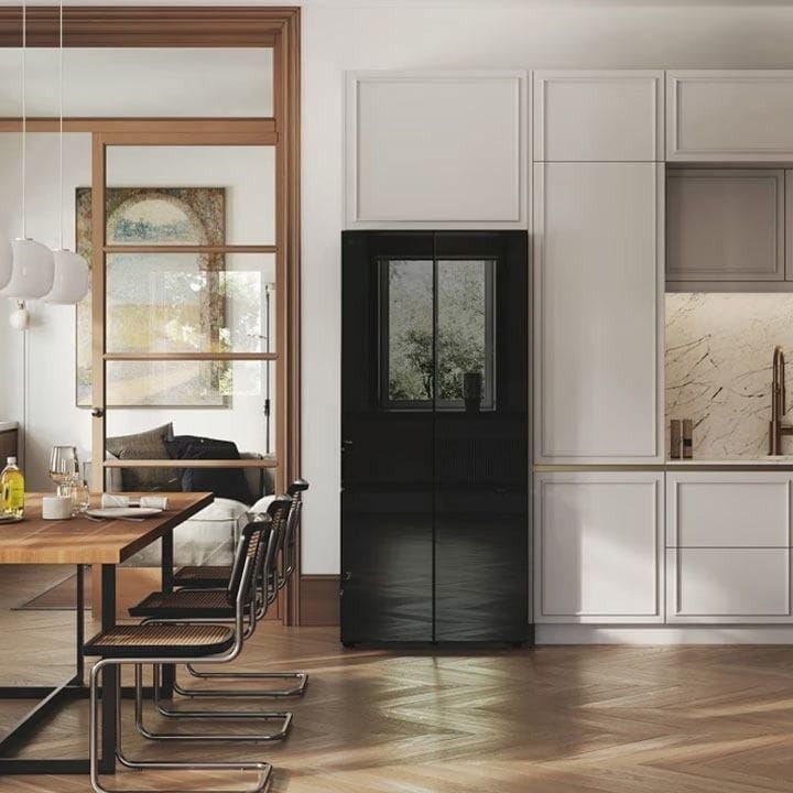 LG French Door Refrigerator 619L – Inverter Linear Compressor, Door Cooling+, Multi Air Flow, Hygiene Fresh+, ThinQ Smart Control | Black Glass - GR-B30FFGPB.ABMRGCC