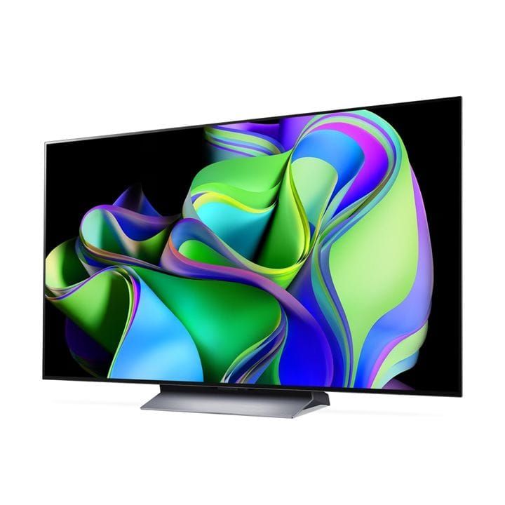 LG OLED evo C3 4K Smart TV 55 Inch, Magic Remote, High Dynamic Range, ThinQ AI, webOS 23, Dolby Vision - Black - OLED55C36LA