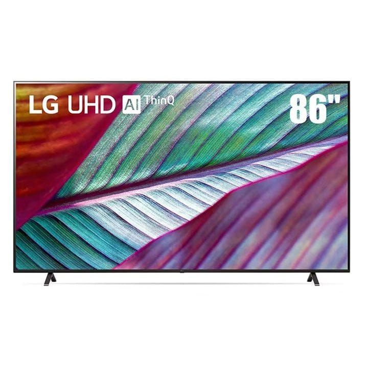 LG 86 Inch UHD 4K TV, α5 AI Processor Gen6, webOS, Smart AI ThinQ, Magic Remote, 3 Side Cinema, HDR10, HLG - Black - 86UR78006LC