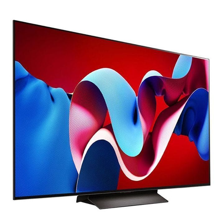 LG 77 Inch OLED AI C4 4K Smart TV, α8 Gen7 AI Processor 4K, 40W Audio Output, 120Hz Native Refresh Rate, Dolby Vision, webOS 24 - Black - OLED77C46LA