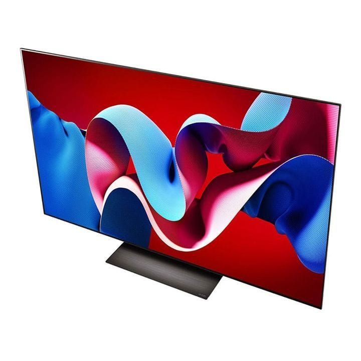 LG 77 Inch OLED AI C4 4K Smart TV, α8 Gen7 AI Processor 4K, 40W Audio Output, 120Hz Native Refresh Rate, Dolby Vision, webOS 24 - Black - OLED77C46LA