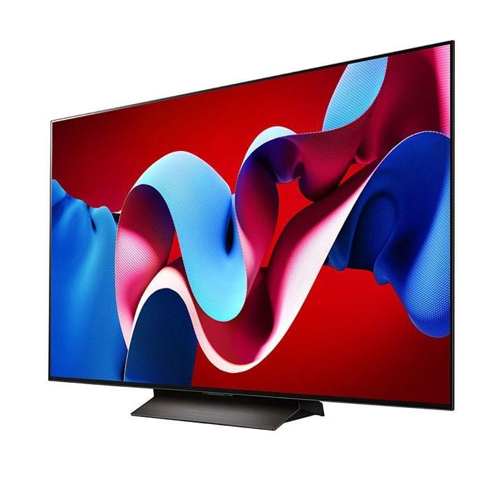 LG OLED evo C4 4K Smart TV 55 Inch, α9 AI Processor 4K Gen7, HDR10, AI Magic Remote, Dolby Vision, webOS 24 - Black