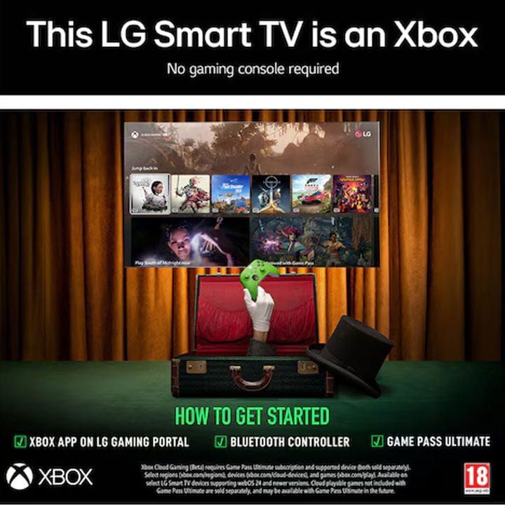 LG 55 Inch QNED AI 4K Smart TV, α7 AI Processor 4K Gen8, AI Magic Remote, HDR10, webOS 25 - Black - 55QNED70A6A