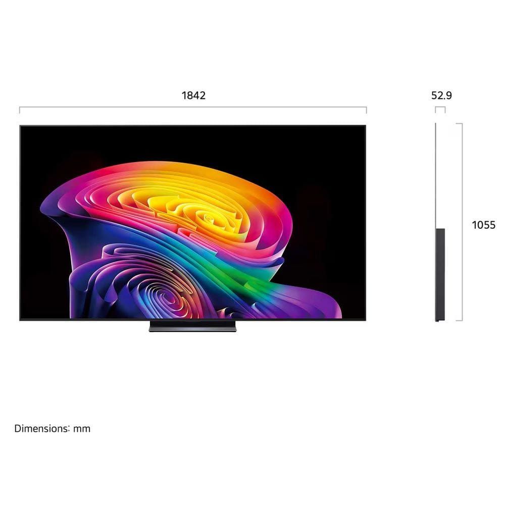 LG 83-Inch OLED evo AI 4K C6 Series Smart TV, α11 AI Processor 4K Gen3, Dolby Vision & Atmos, 165Hz VRR, webOS 26 | OLED83C66LA.AMRG